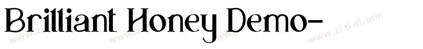 Brilliant Honey Demo字体转换
